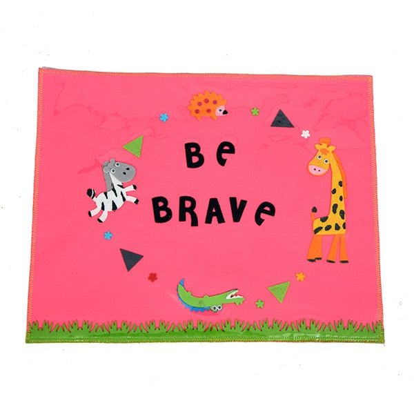 Be Brave Animals Table Mat
