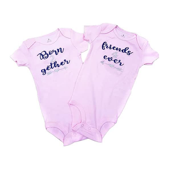 Born Together Twins Romper
