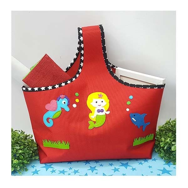 Mermaid Sea Animals Sundries Bag