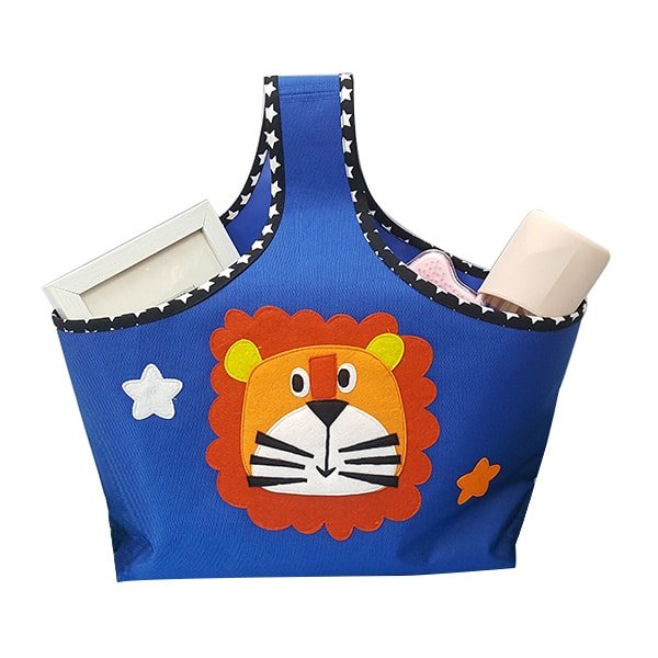 Lion Blue Sundries Bag
