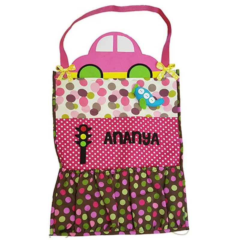 Pink Polkas Car Organiser