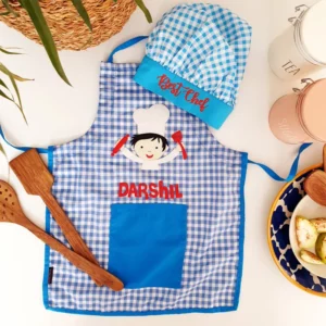 Checks Chef Apron Set