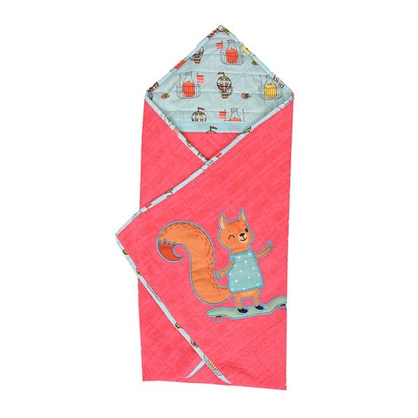 Squirrel Patch Hood Towel