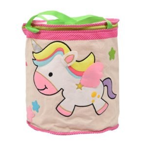 Unicorn Canvas Toy Basket 01