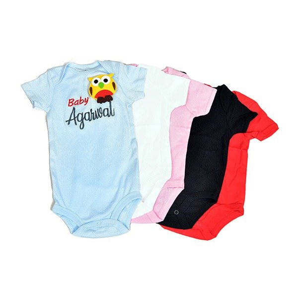 AE-03-P03-I01 Owl Logo Romper