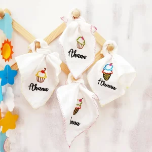 Cupcake Icecream Logo Malmal Napkins Set