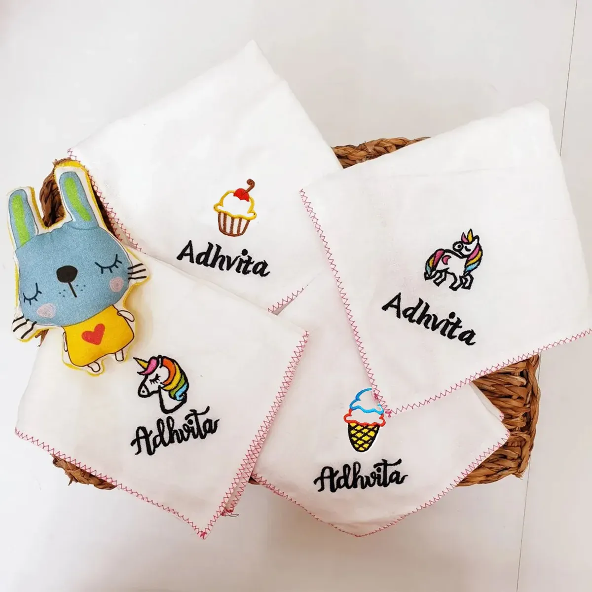Desserts Unicorns Logo Malmal Napkins Set