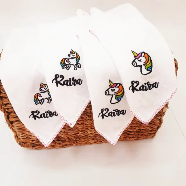 Unicorn Logo Malmal Napkins Set