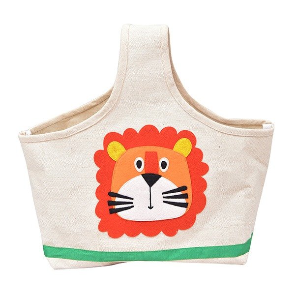 Lion Face Canvas Sundries Bag