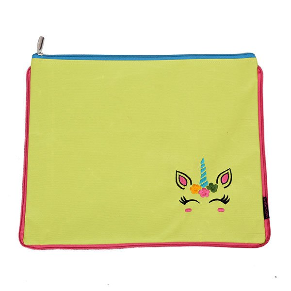 BE-05-P015-I01 Unicorn Eyes Zipper Folder