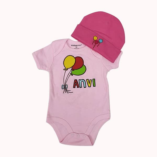 Balloons Name Romper