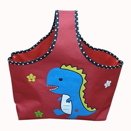 Dinosaur Red Sundries Bag