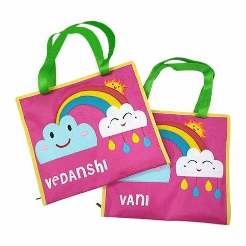 Rainbow Pink Art Bag