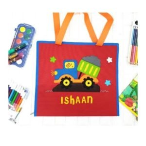 Dumptruck Red Art Bag