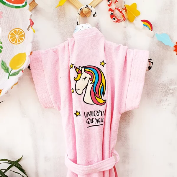 Unicorns Are Real Bathrobe