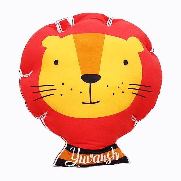 AA-03-P017-I01 Yellow Orange Lion Pillow Doll