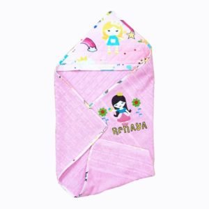 Pink Princess Hood Towel