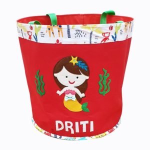 Mermaid Red Toy Basket 02
