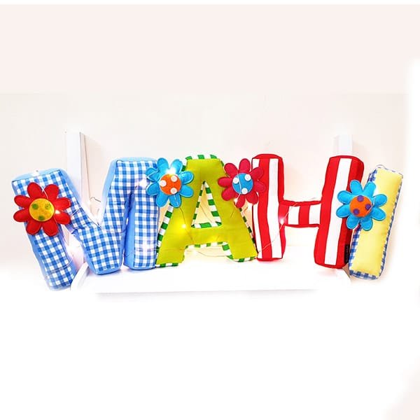 Alphabet 3D Name Cushion