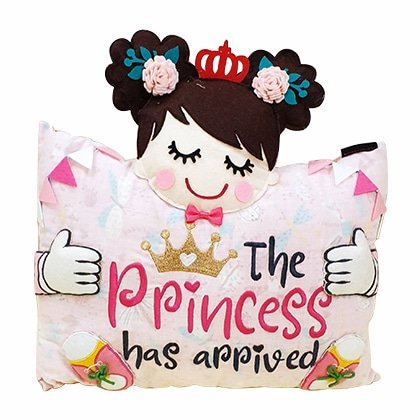 Baby Welcome Princess Cushion