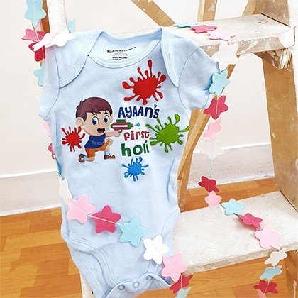 First Holi Romper