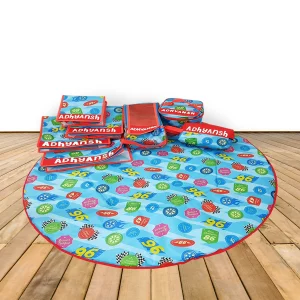 Race Print Waterproof Play Mat