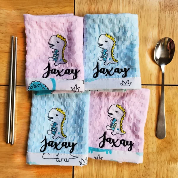 Dinosaur Napkins Set