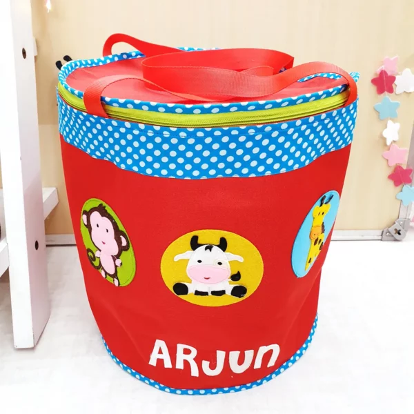 Animals Circle Toy Basket