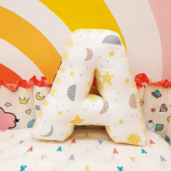 Stars Alphabet Cushion