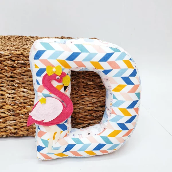 Zigzag Alphabet Cushion
