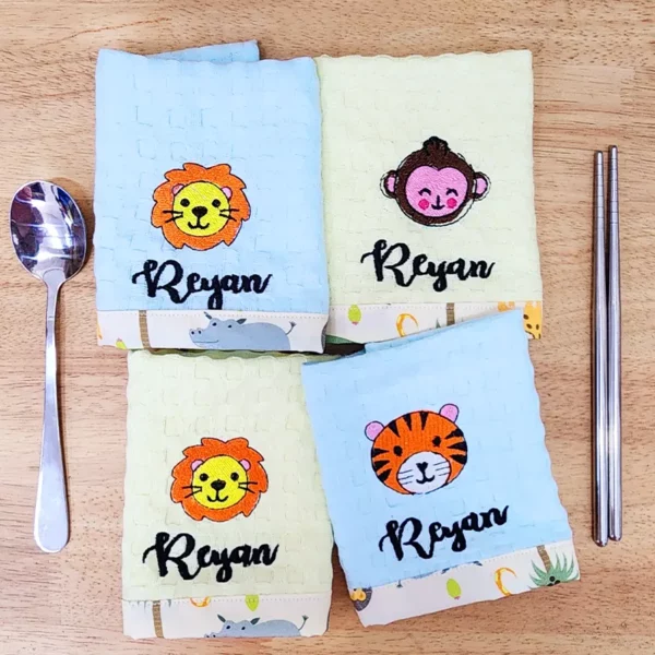 Cute Animals Napkins Set