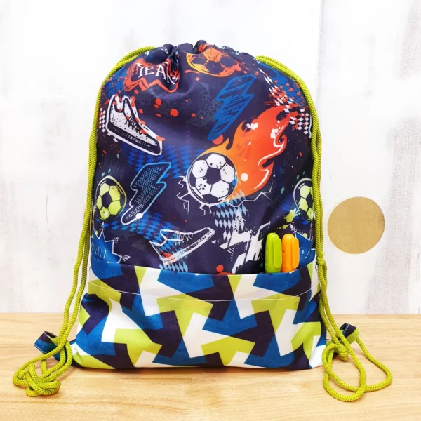 Soccer Drawstring Bags