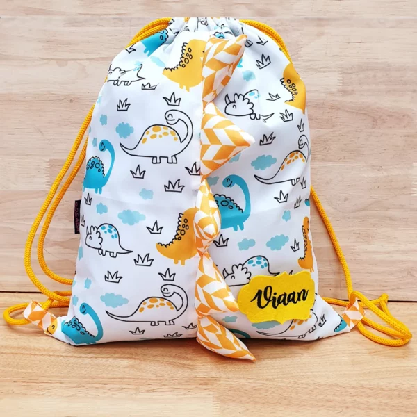 Dino Spikes Drawstring Bag