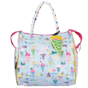 Ice-cream Print Tote Bag