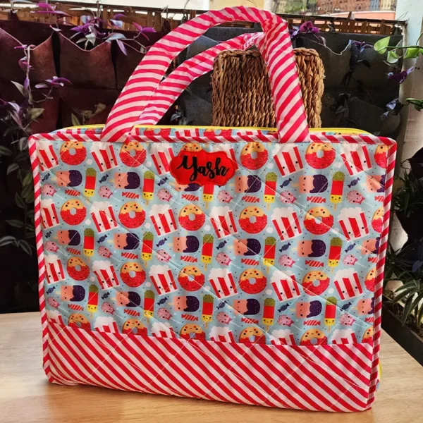 Candy Cane Art Bag