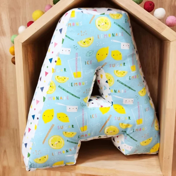Lemonade Alphabet Cushion