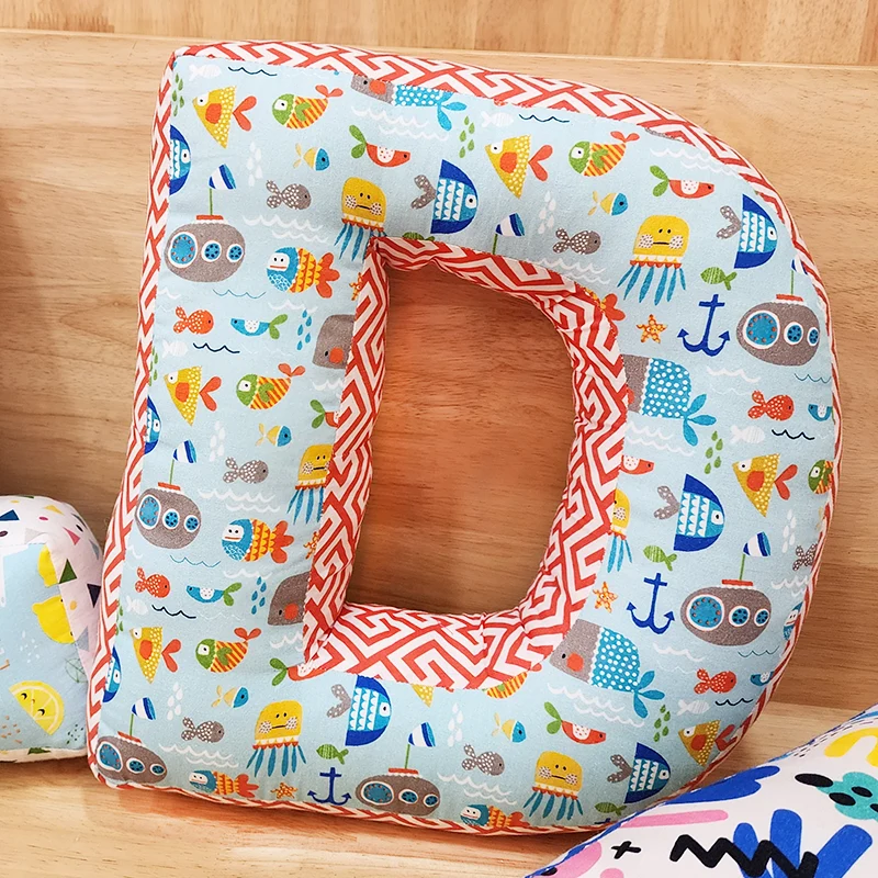 Underwater Alphabet Cushion