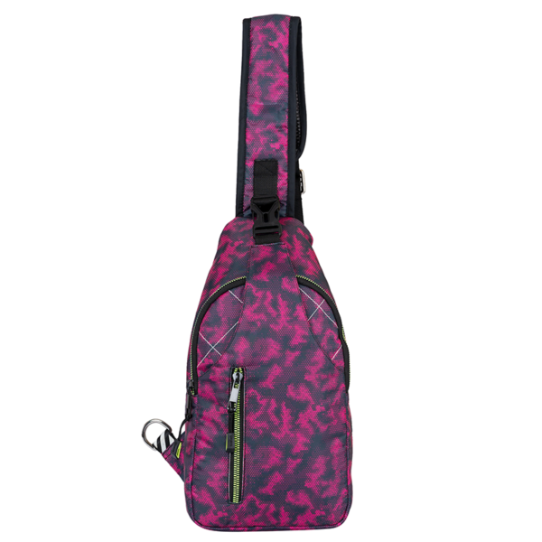 Pink Camo Cross-Body Bag