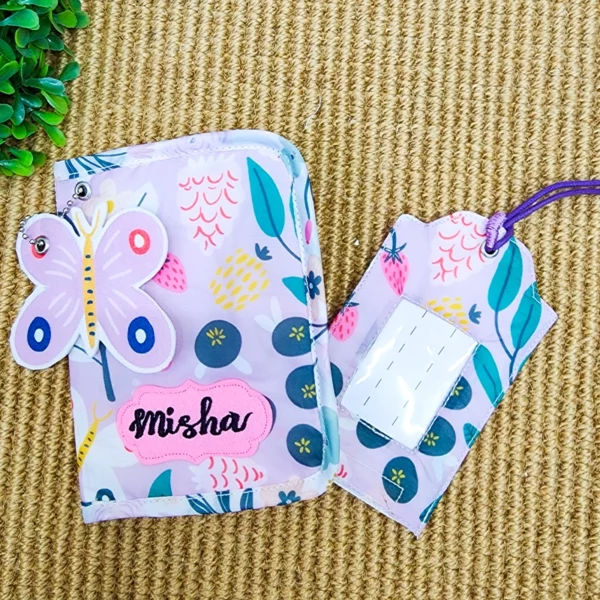 Lilac Garden Print Passport Cover